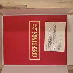 Gucci 2022 Limited Edition Christmas Gift Wrap Book